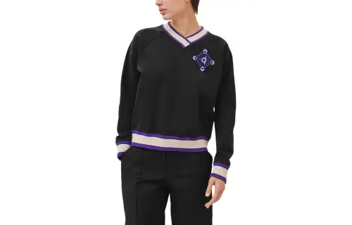 HERMES SS24 Sweatshirt Men's Black
