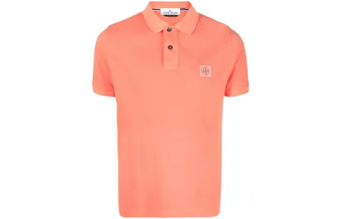 STONE ISLAND Logo Patch Polo Shirt