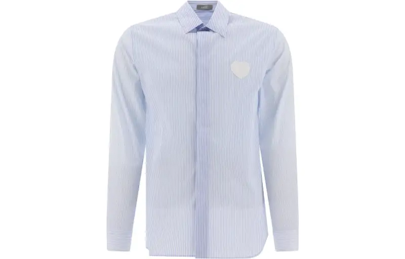 DIOR Quarterly New Products Shirts Men's Light Blue Lapel Moderate Other