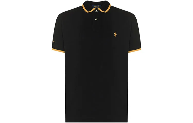 Polo Ralph Lauren SS22 Polo Shirt Custom Slim Fit Men's Black