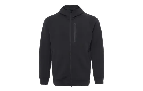 UNIQLO Sweatshirts Unisex Black 09 Hooded Moderate Cardigan
