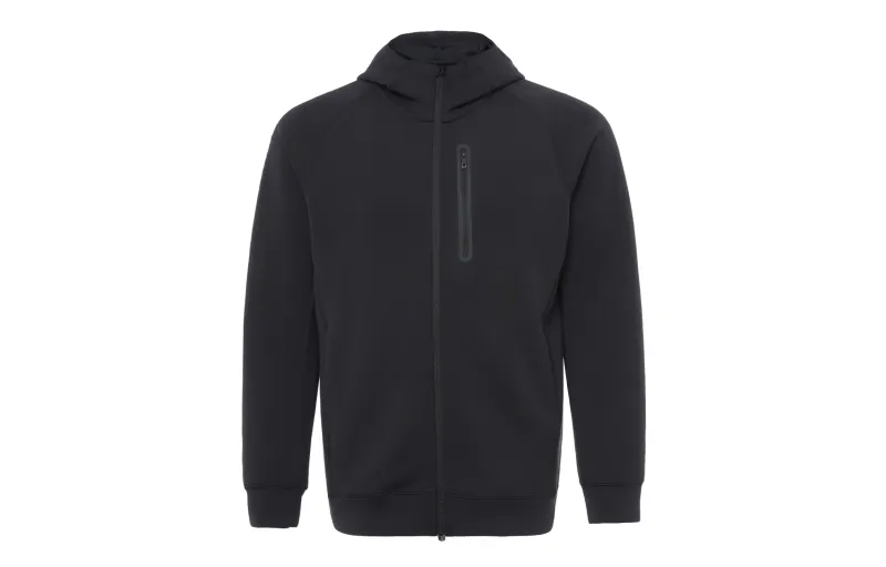 UNIQLO Sweatshirts Unisex Black 09 Hooded Moderate Cardigan