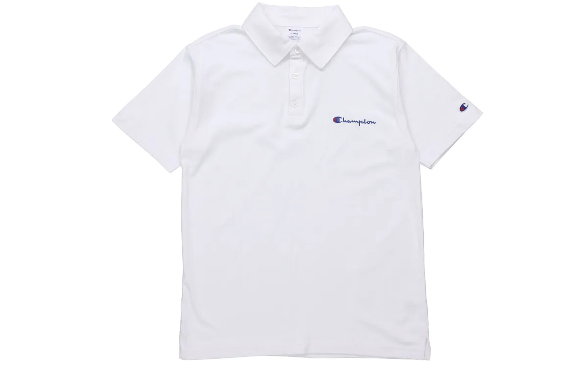 Champion Polo Shirt Japan Version Unisex White