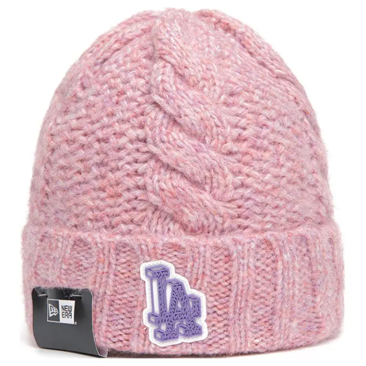 New Era Acrylic, Polyamide, Wool Beanies Women's Pink