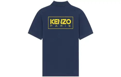 KENZO x Nigo Letter Logo FW22 Polo Shirt Men's Dark Blue