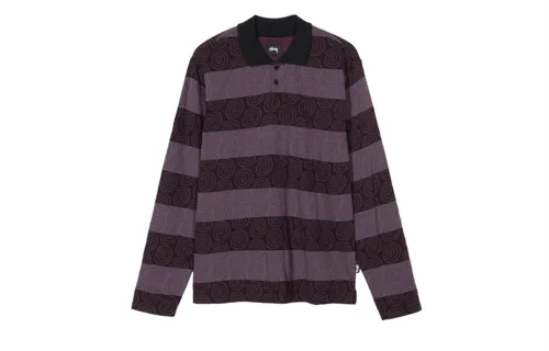 Stussy Polo Shirts Unisex Polo Collar Moderate Straight Fit