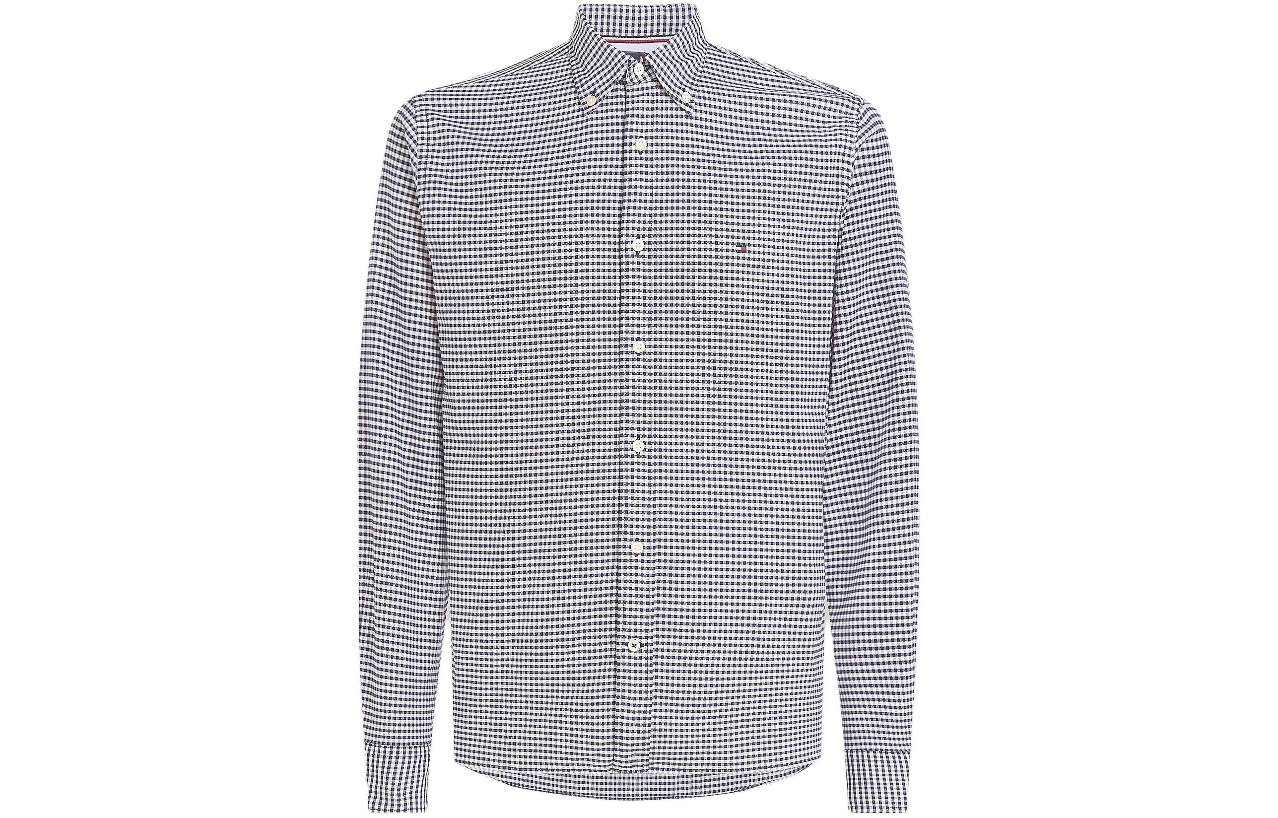 Tommy Hilfiger 1985 Collection Gingham Check Regular Oxford Shirt Men's Marine Blue