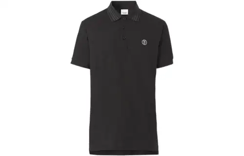 Burberry SS22 Polo Shirt Men's Charcoal Gray