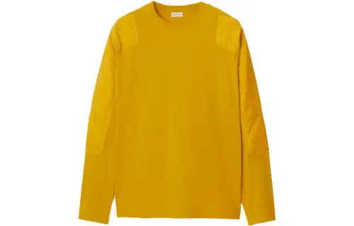 Burberry Panelled Fine-knit Cotton Jumper