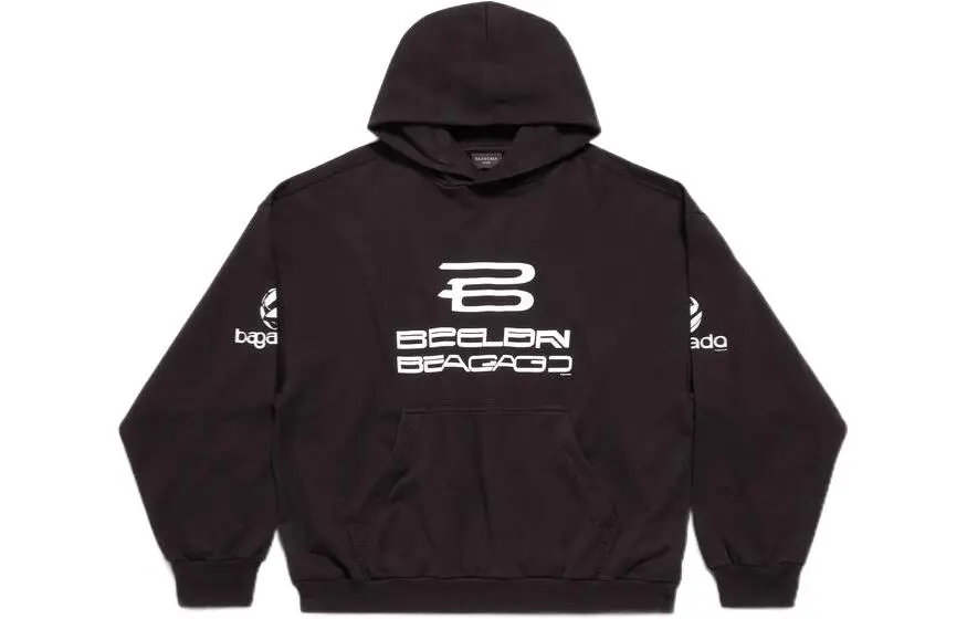 Balenciaga AI-Generated Logo-print Hoodie