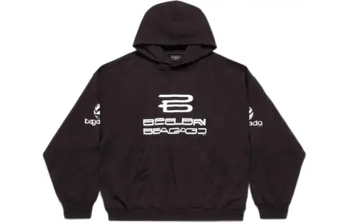 Balenciaga AI-Generated Logo-print Hoodie