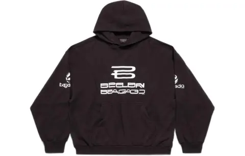 Balenciaga AI-Generated Logo-print Hoodie