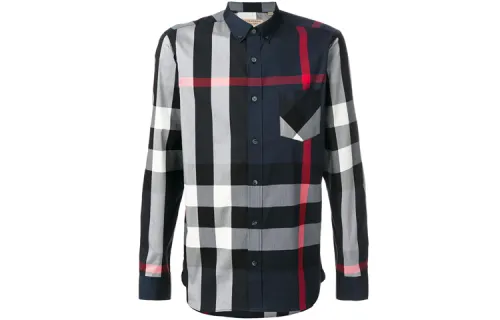 Burberry Shirt Men's Marine Blue