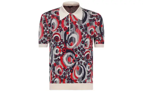 PRADA SS22 Polo Shirt Men's Red