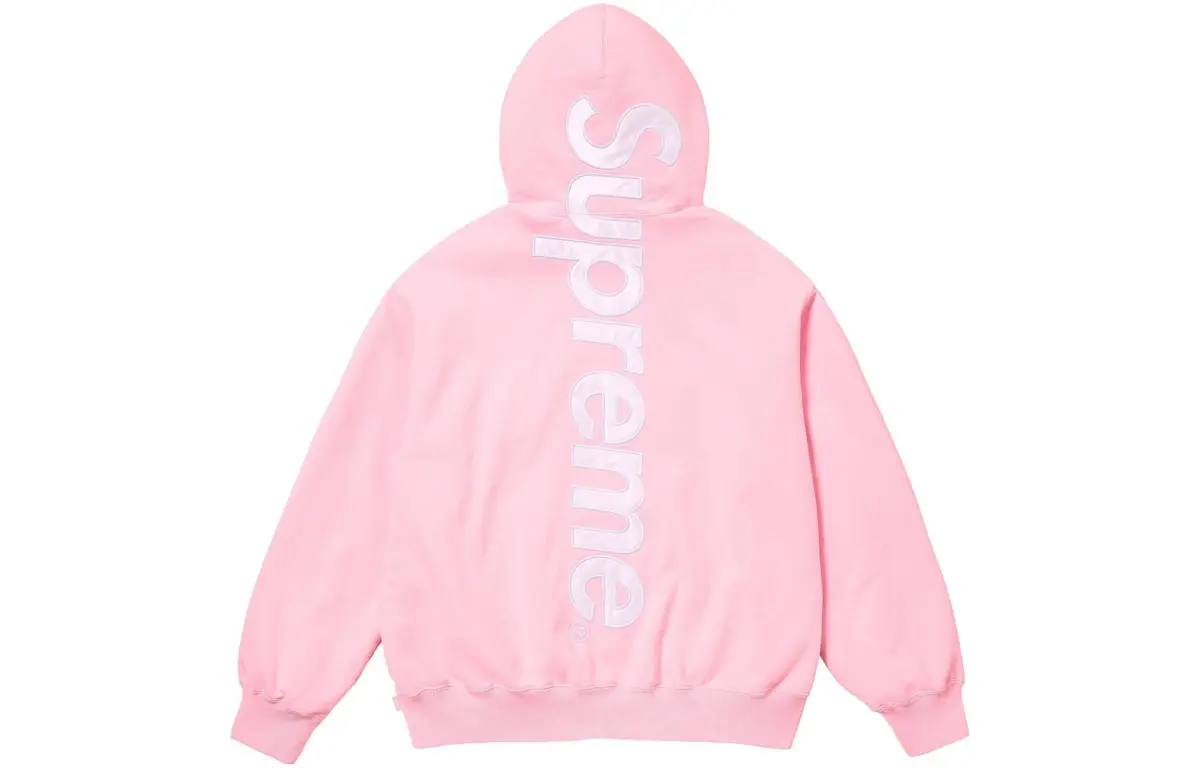 Supreme Satin Appliqué Hooded Sweatshirt FW23