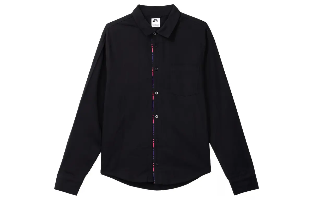 Nike Shirts Unisex Black Lapel Moderate Other