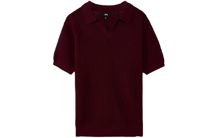 Stussy Polo Shirts Unisex Polo Collar Moderate Straight Fit