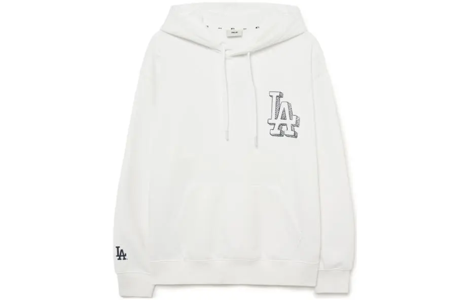 MLB Sweatshirts Unisex White Hooded (Non-detachable) Moderate