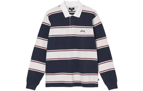 Stussy Polo Shirts Men's Polo Collar Moderate Straight Fit