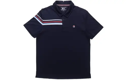 FILA Sports blue polo for leisure, with short sleeve