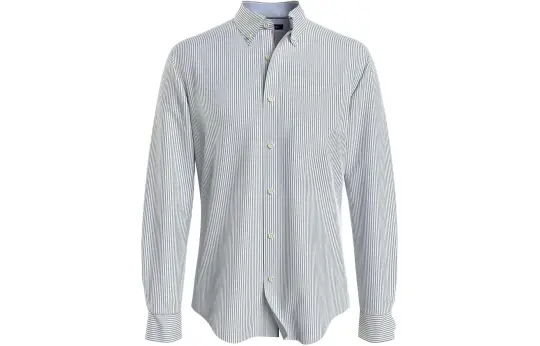 Tommy Hilfiger Shirt Men's Gray Green
