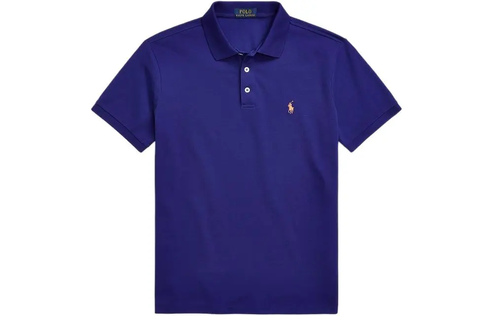 Polo Ralph Lauren SS22 Polo Shirt Custom Slim Fit Men's Dark Blue