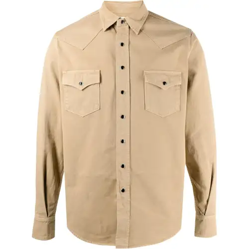 SAINT LAURENT Denim Western Shirt