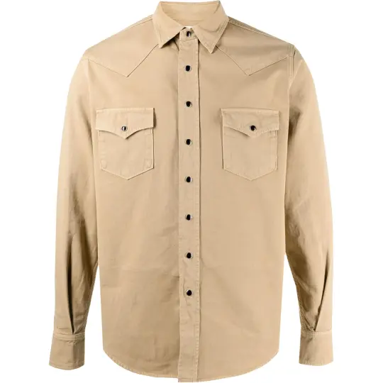 SAINT LAURENT Denim Western Shirt