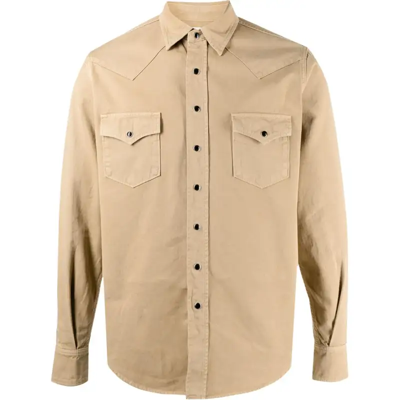 SAINT LAURENT Denim Western Shirt