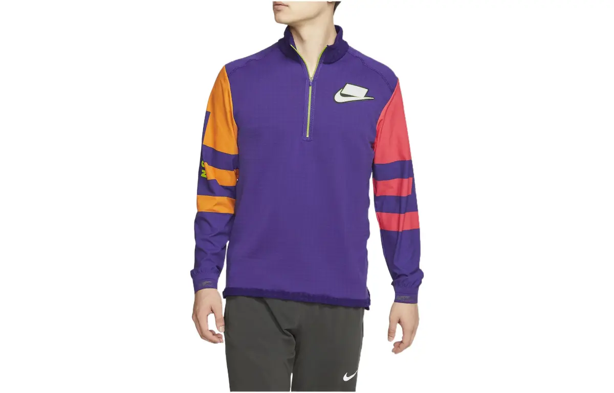Nike Polo Shirts Men's Stand Collar Moderate Straight Fit
