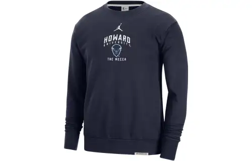 Jordan Sweatshirts Men's Navy Crew Neck Moderate Regular