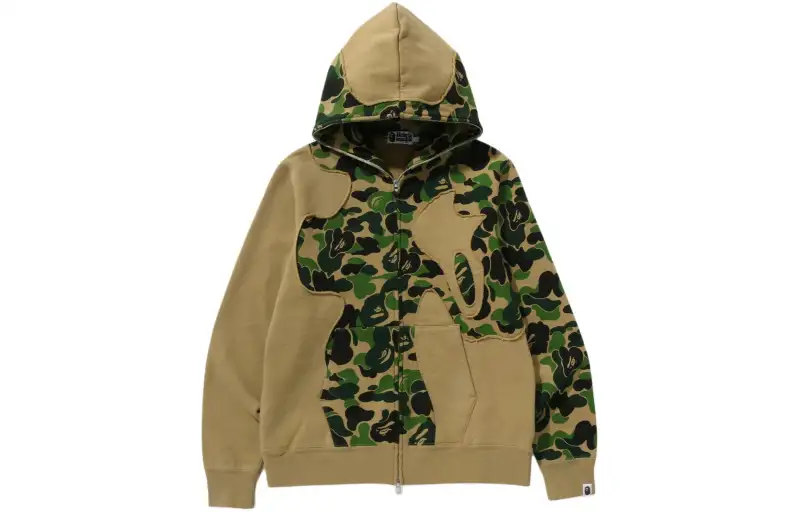 A BATHING APE SS24 Sweatshirt Men's Army Green