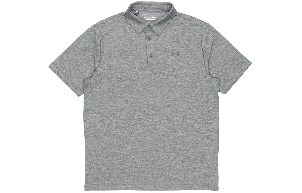 Under Armour Polo Shirt Men's Silver Gray