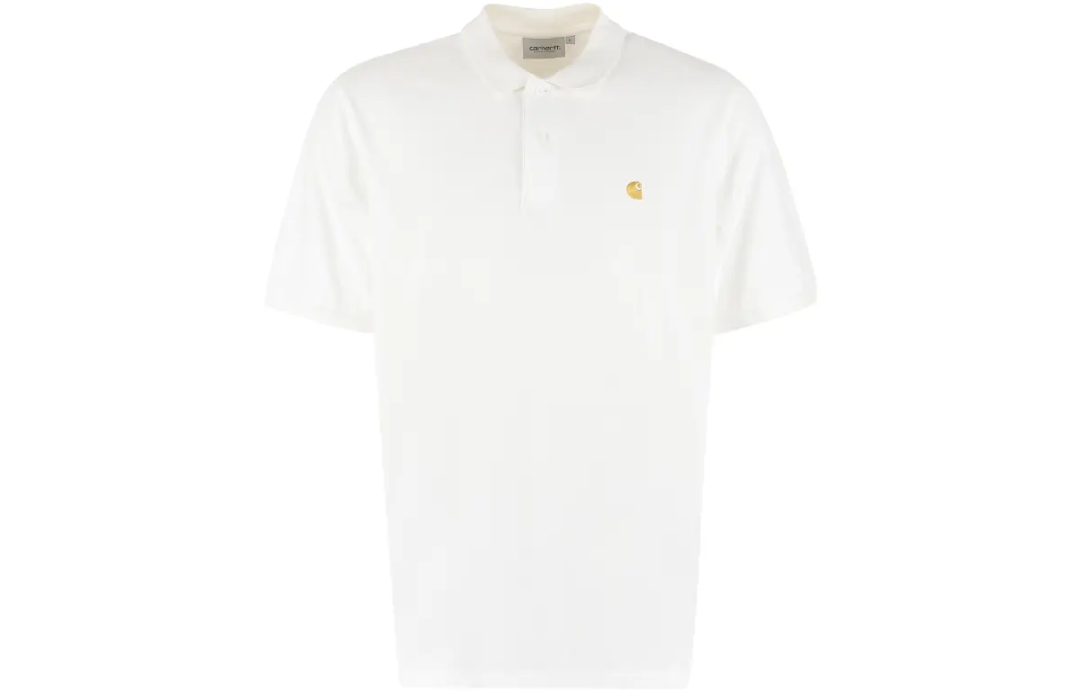 Carhartt WIP Logo Embroidered Short Sleeved Polo Shirt