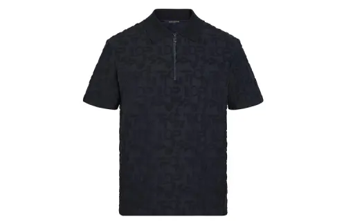 LOUIS VUITTON Polo Shirt Men's Marine Blue