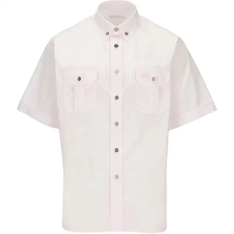 Prada Short-Sleeved Button-Up Shirt