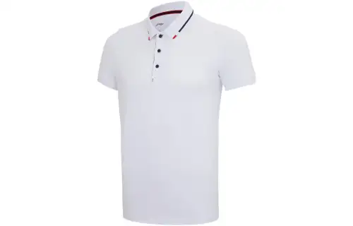 Li Ning Sports Lifestyle Collection Training Collection Polo Shirt Men's White