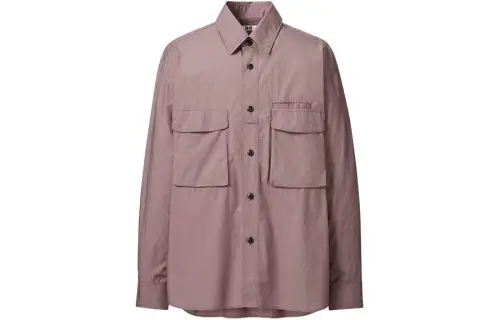 UNIQLO U Collection Shirts Men's Umber Pointed Collar Moderate Other