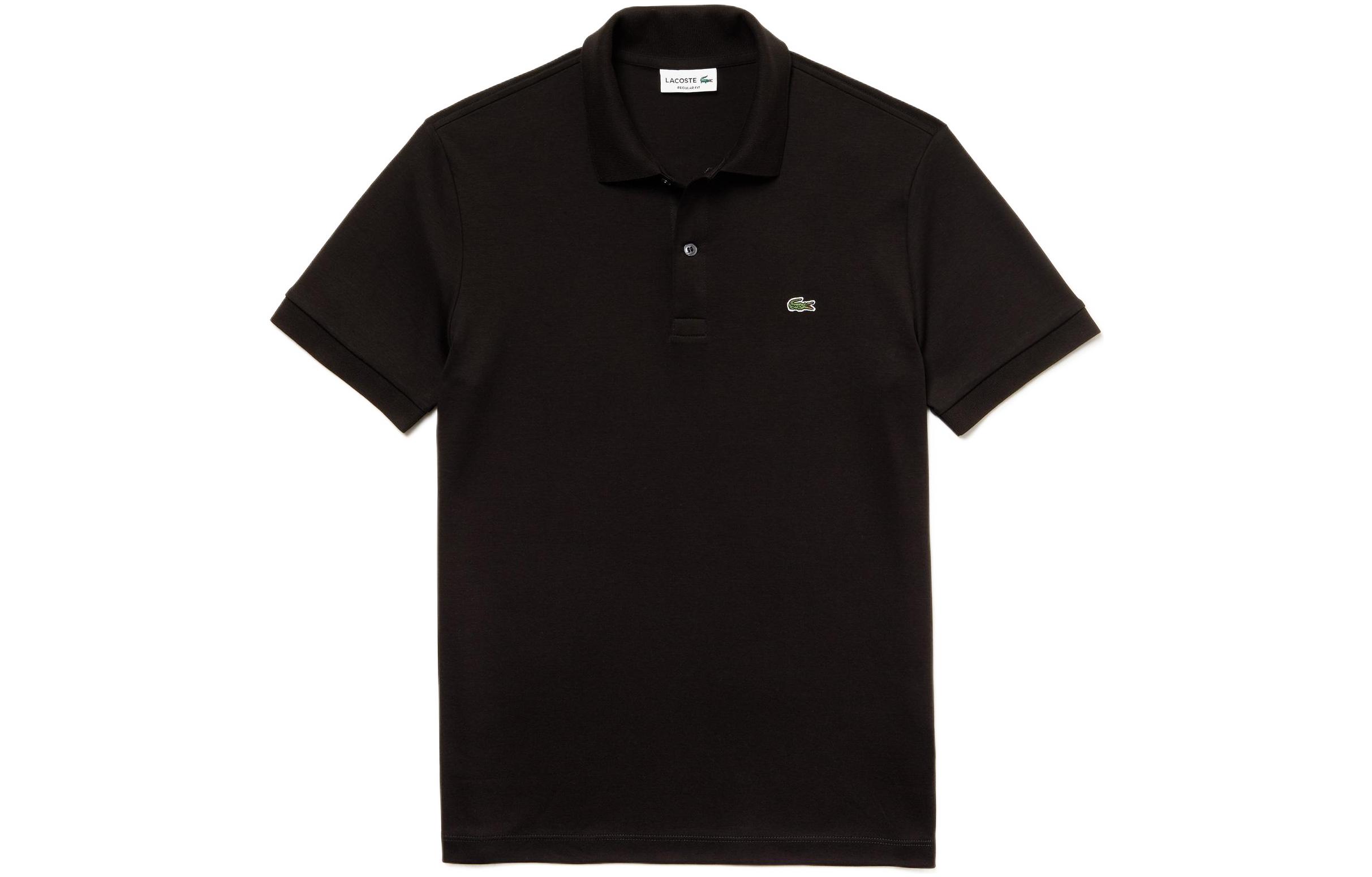 Мужская футболка-поло LACOSTE LACOSTE (черная)
