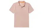 Timberland Polo Shirts Men's Light Pink Polo Collar Moderate Straight Fit