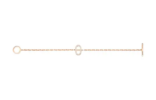 HERMES Farandole Bracelets Women's Rose Gold