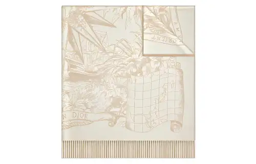 DIOR Knit Scarves Women's Beige