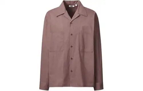 UNIQLO U Collection Shirts Men's Umber Lapel Moderate Shirt