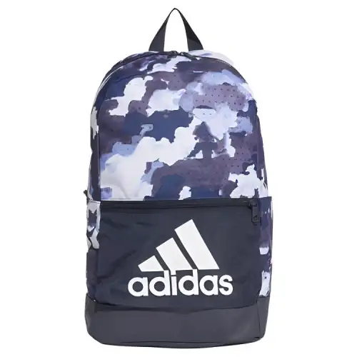 Adidas Polyester Backpack Regular Unisex Blue