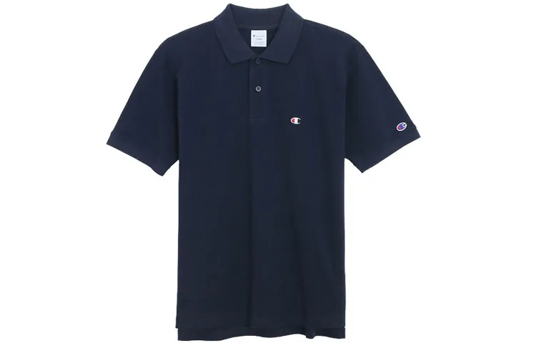 Champion Polo Shirt Unisex Navy Blue
