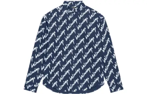 Balenciaga logo-print shirt