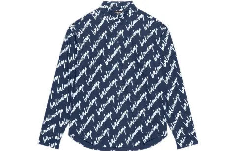 Balenciaga logo-print shirt