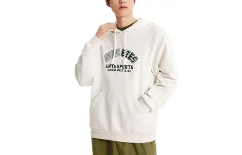 ANTA Life Collection Sweatshirts Unisex Gray Heather Gray Hooded Moderate Regular