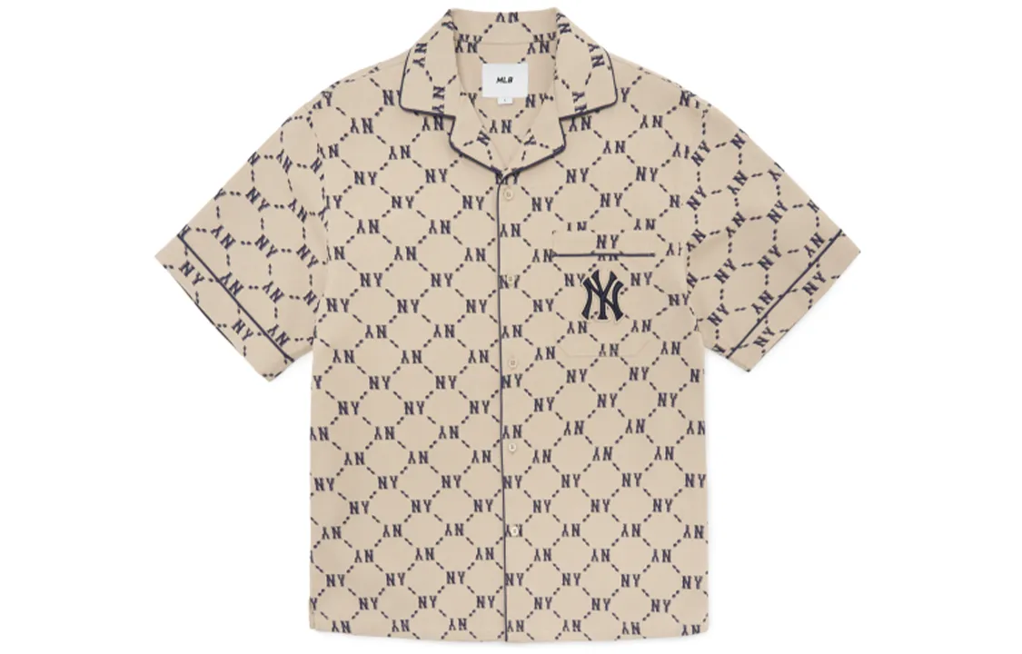 MLB New York Yankees Shirt Unisex Beige