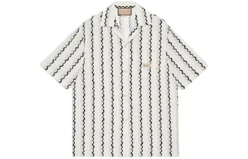 GUCCI Shirts Men's Ivory Lapel Moderate Other